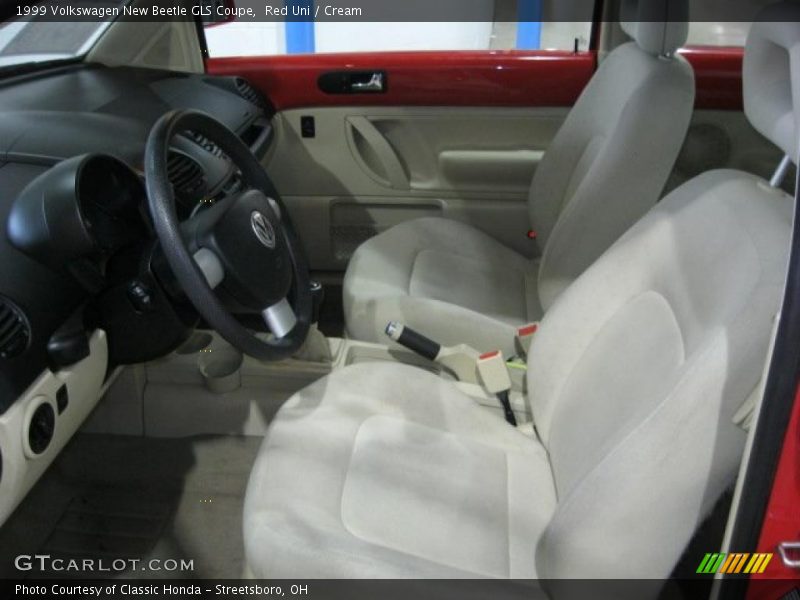 Red Uni / Cream 1999 Volkswagen New Beetle GLS Coupe