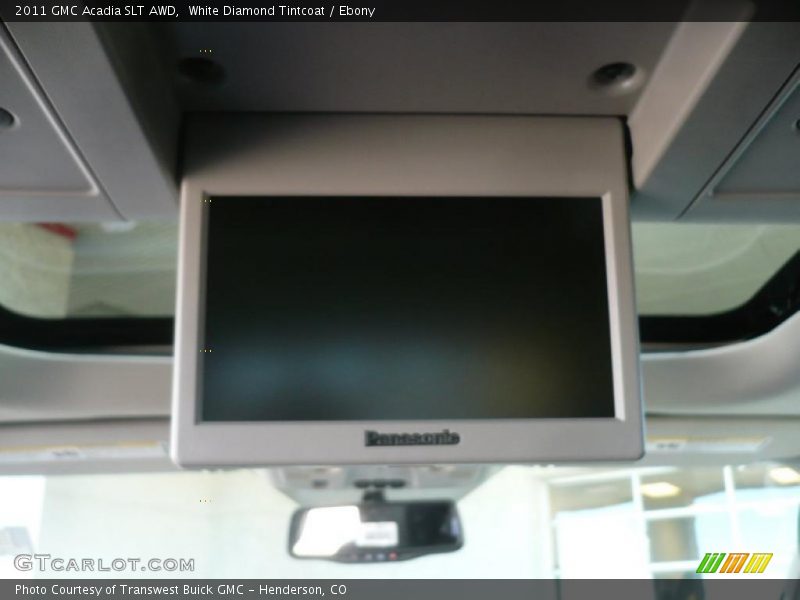 White Diamond Tintcoat / Ebony 2011 GMC Acadia SLT AWD