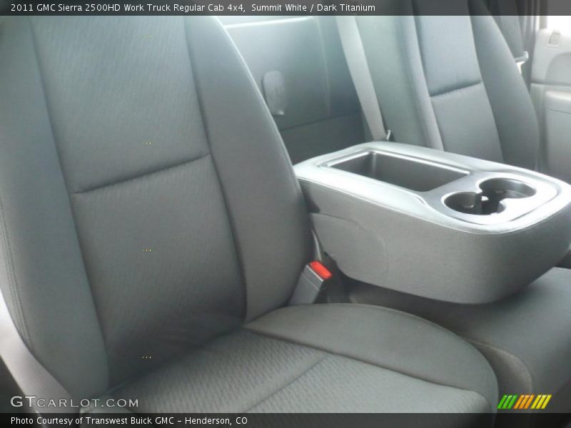 Summit White / Dark Titanium 2011 GMC Sierra 2500HD Work Truck Regular Cab 4x4