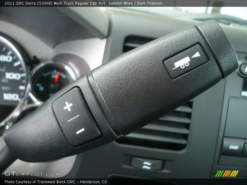  2011 Sierra 2500HD Work Truck Regular Cab 4x4 6 Speed Automatic Shifter