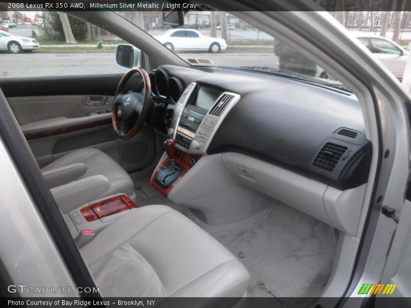 Millenium Silver Metallic / Light Gray 2008 Lexus RX 350 AWD