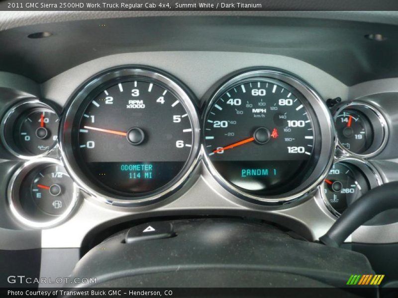 Summit White / Dark Titanium 2011 GMC Sierra 2500HD Work Truck Regular Cab 4x4