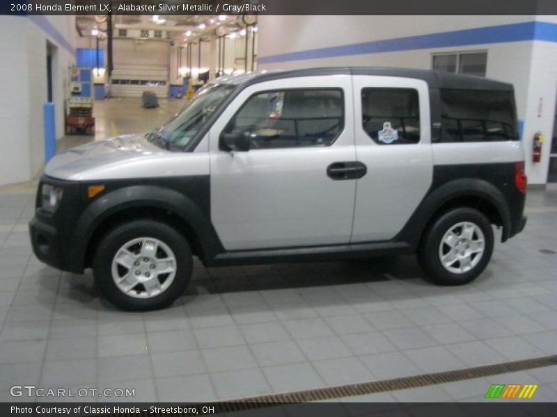 Alabaster Silver Metallic / Gray/Black 2008 Honda Element LX