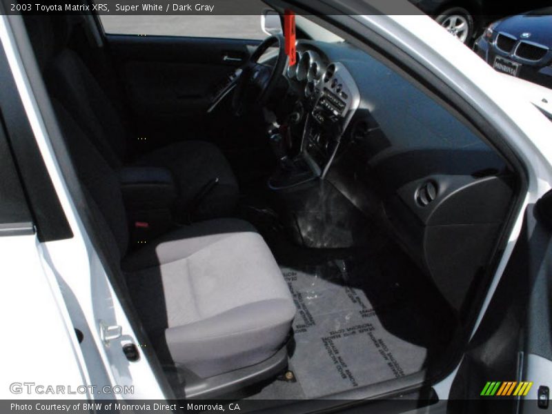 Super White / Dark Gray 2003 Toyota Matrix XRS