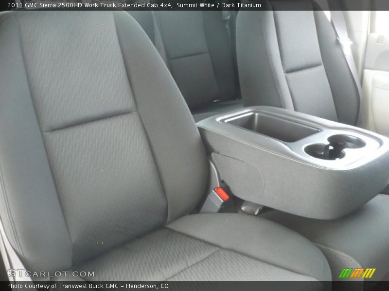 Summit White / Dark Titanium 2011 GMC Sierra 2500HD Work Truck Extended Cab 4x4