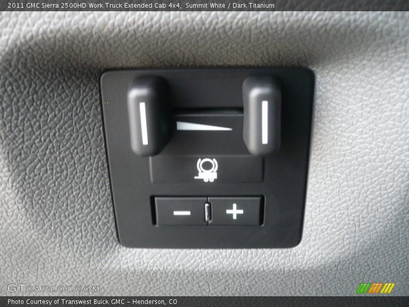 Summit White / Dark Titanium 2011 GMC Sierra 2500HD Work Truck Extended Cab 4x4