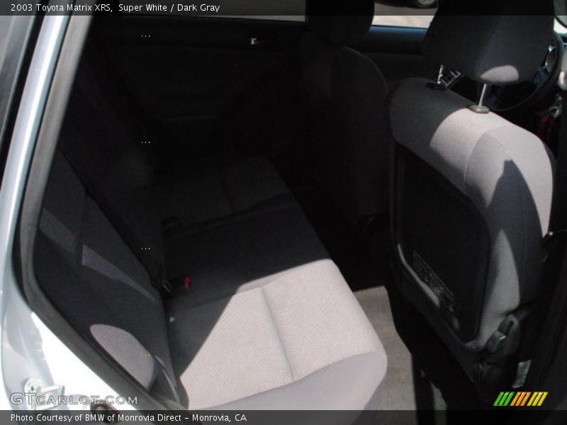Super White / Dark Gray 2003 Toyota Matrix XRS