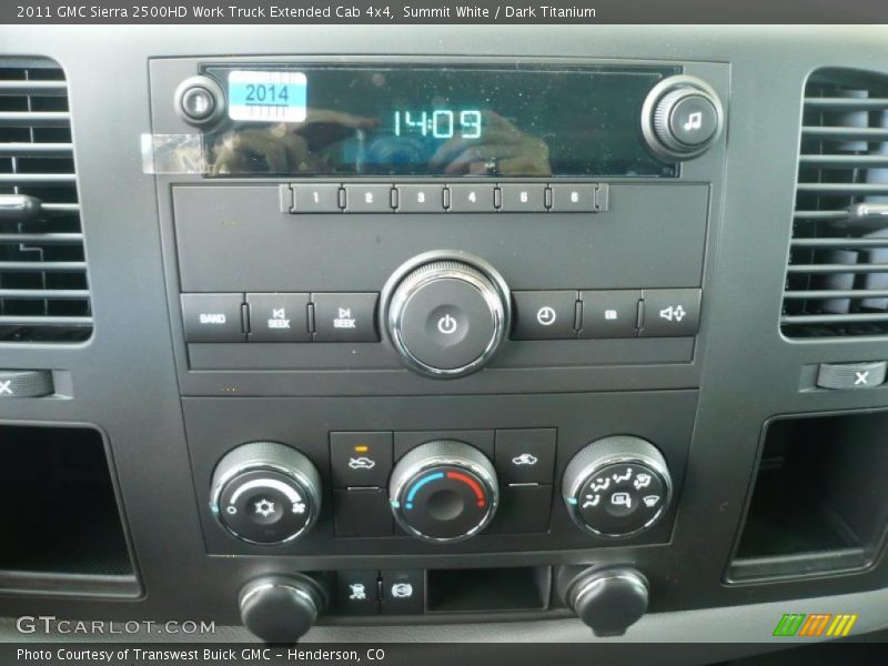 Summit White / Dark Titanium 2011 GMC Sierra 2500HD Work Truck Extended Cab 4x4