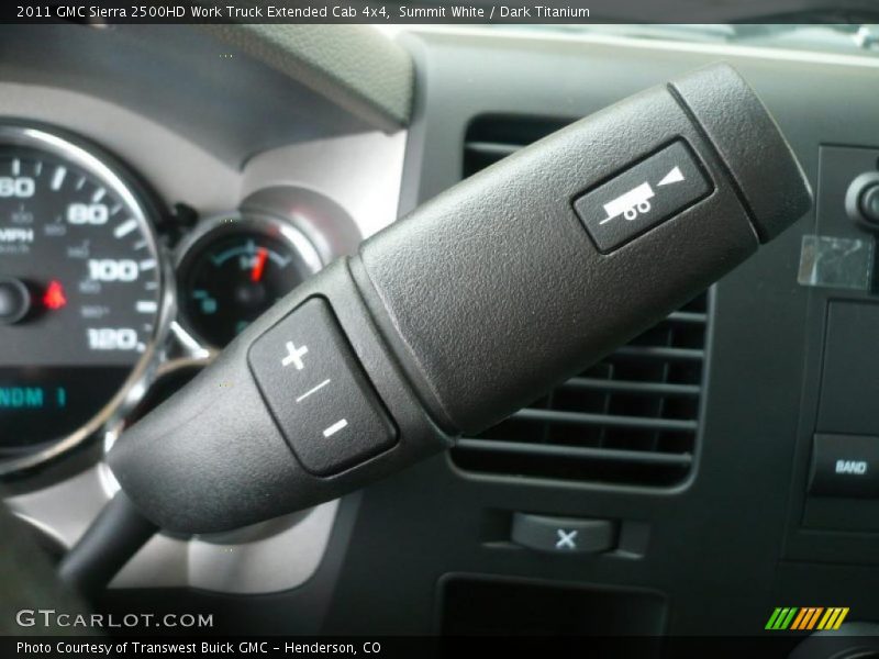 Summit White / Dark Titanium 2011 GMC Sierra 2500HD Work Truck Extended Cab 4x4