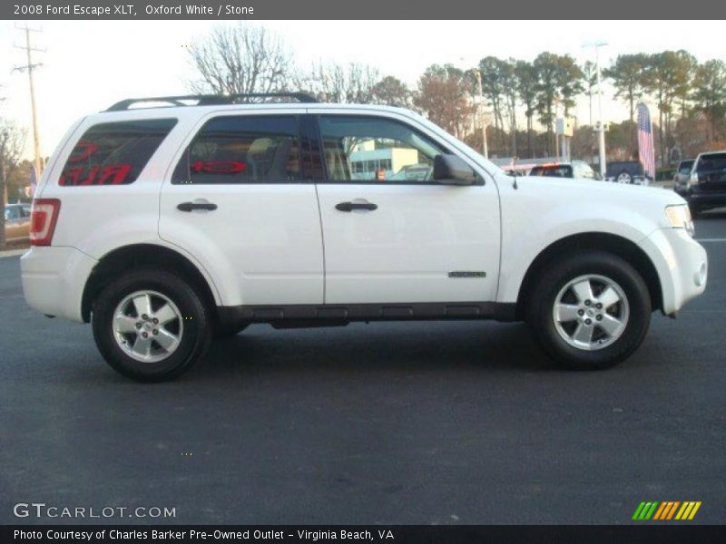 Oxford White / Stone 2008 Ford Escape XLT
