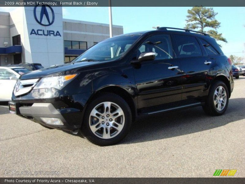 Formal Black / Ebony 2009 Acura MDX Technology