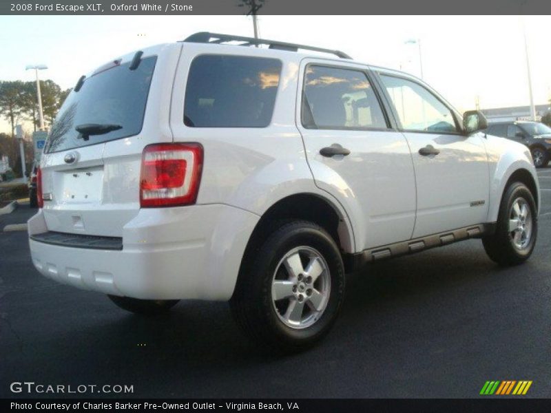 Oxford White / Stone 2008 Ford Escape XLT