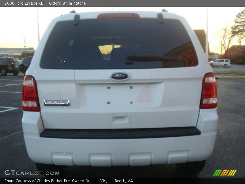 Oxford White / Stone 2008 Ford Escape XLT