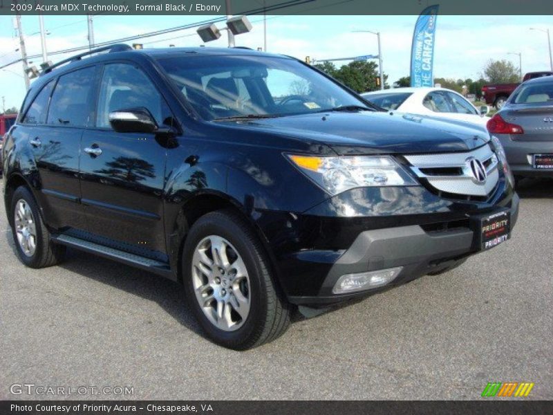 Formal Black / Ebony 2009 Acura MDX Technology