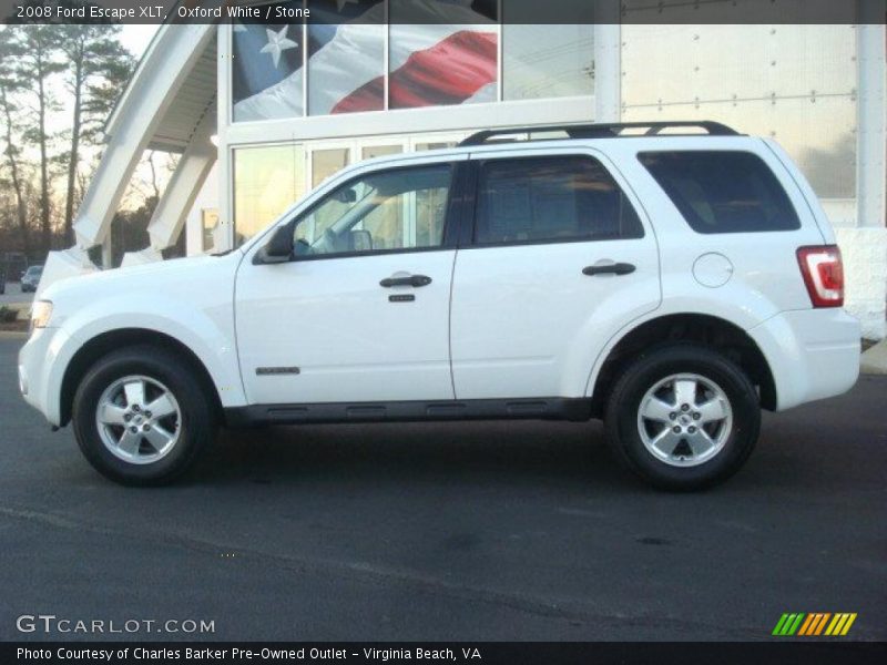 Oxford White / Stone 2008 Ford Escape XLT