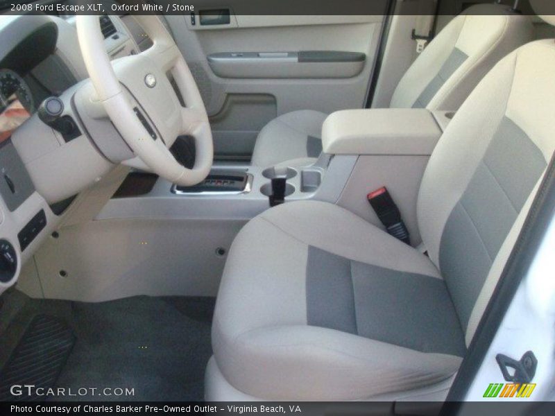 Oxford White / Stone 2008 Ford Escape XLT