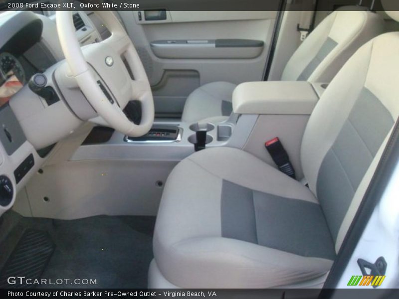 Oxford White / Stone 2008 Ford Escape XLT