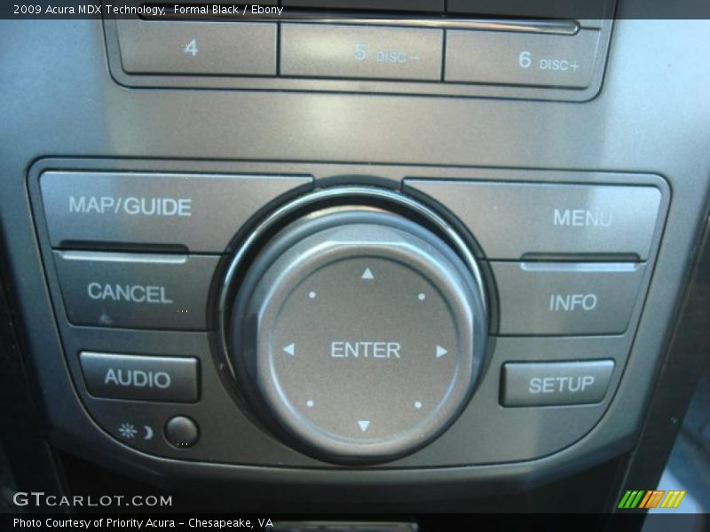Formal Black / Ebony 2009 Acura MDX Technology