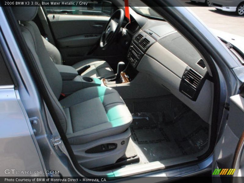 Blue Water Metallic / Grey 2006 BMW X3 3.0i