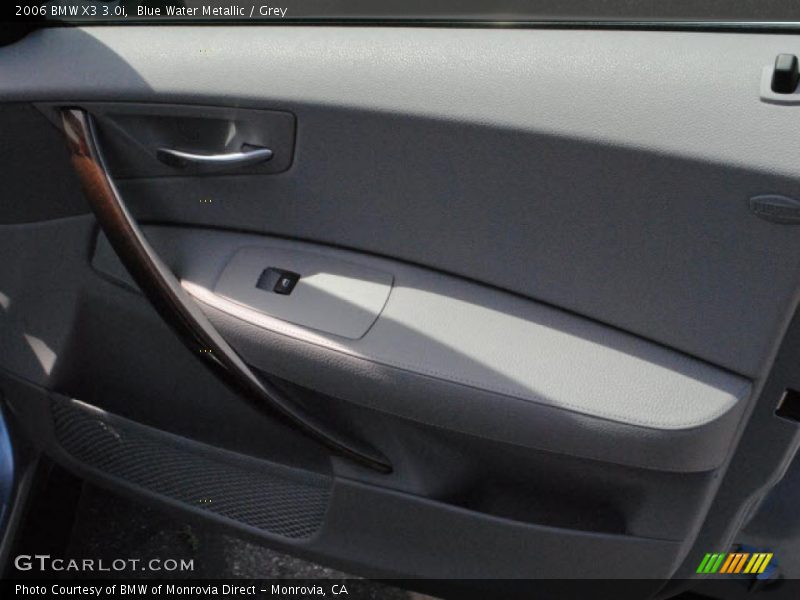 Blue Water Metallic / Grey 2006 BMW X3 3.0i