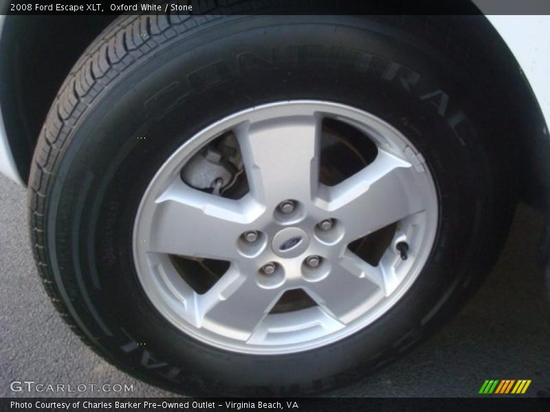 Oxford White / Stone 2008 Ford Escape XLT