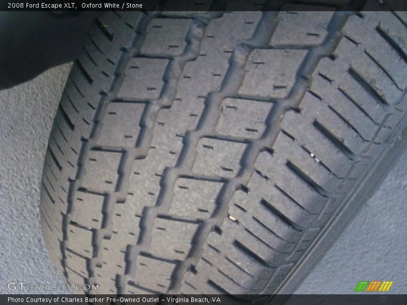 Oxford White / Stone 2008 Ford Escape XLT
