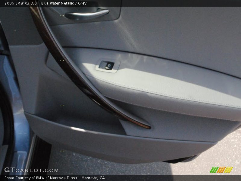 Blue Water Metallic / Grey 2006 BMW X3 3.0i