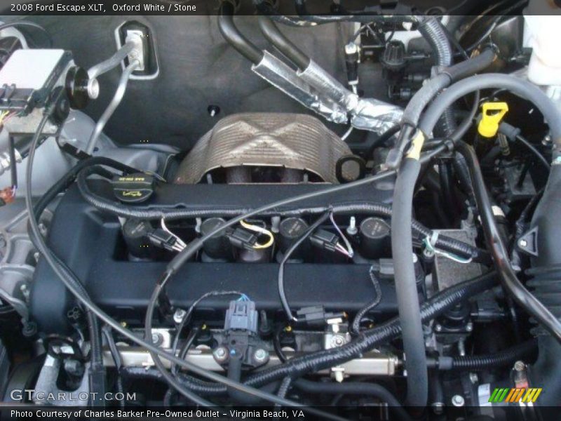 Oxford White / Stone 2008 Ford Escape XLT