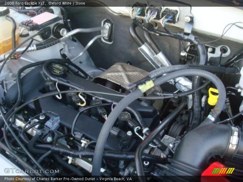 Oxford White / Stone 2008 Ford Escape XLT
