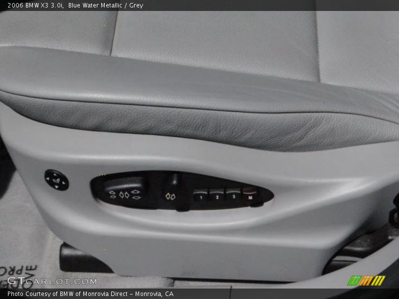 Blue Water Metallic / Grey 2006 BMW X3 3.0i