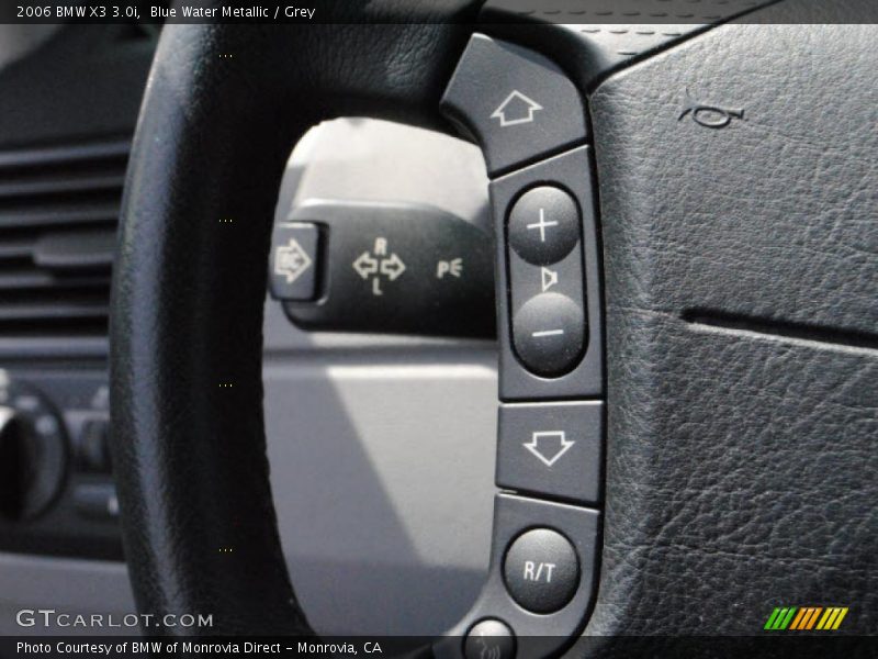 Blue Water Metallic / Grey 2006 BMW X3 3.0i