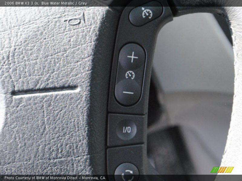 Blue Water Metallic / Grey 2006 BMW X3 3.0i