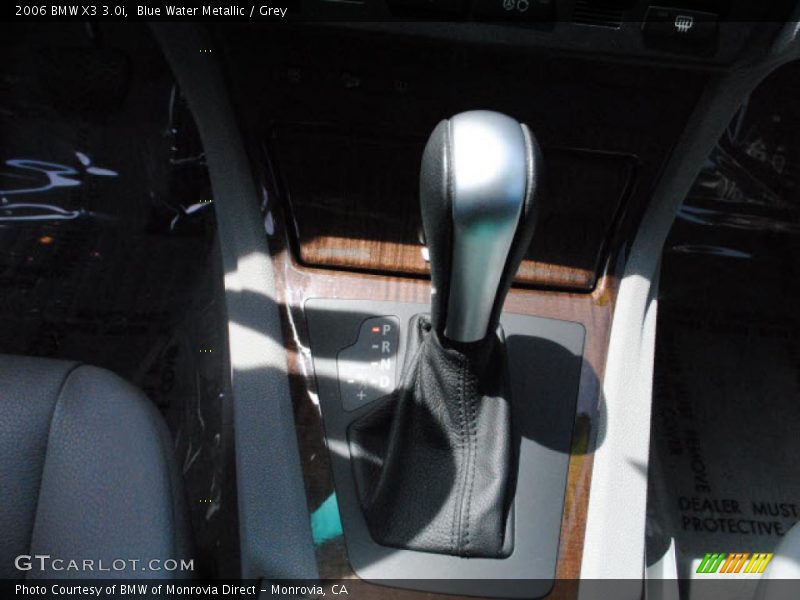 Blue Water Metallic / Grey 2006 BMW X3 3.0i