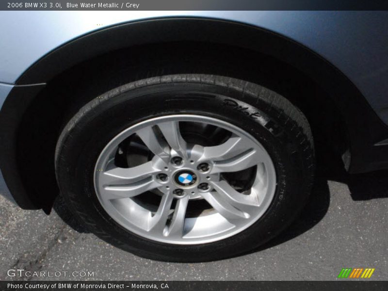Blue Water Metallic / Grey 2006 BMW X3 3.0i