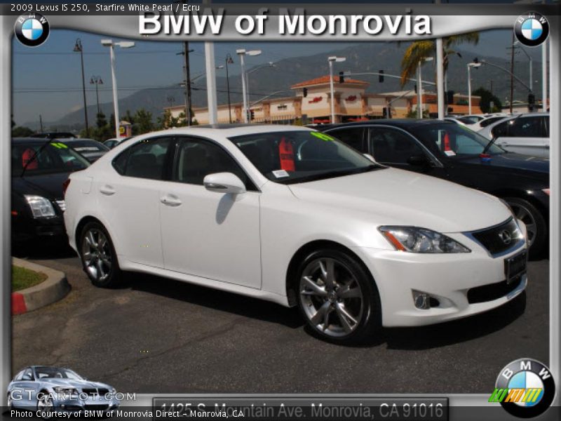 Starfire White Pearl / Ecru 2009 Lexus IS 250