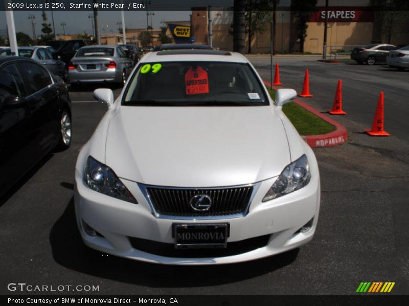 Starfire White Pearl / Ecru 2009 Lexus IS 250