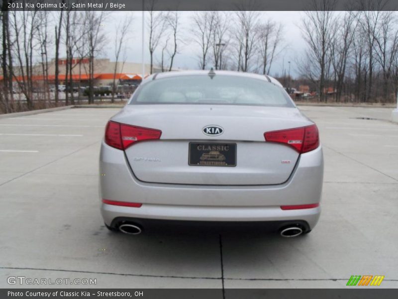 Satin Metal / Beige 2011 Kia Optima LX