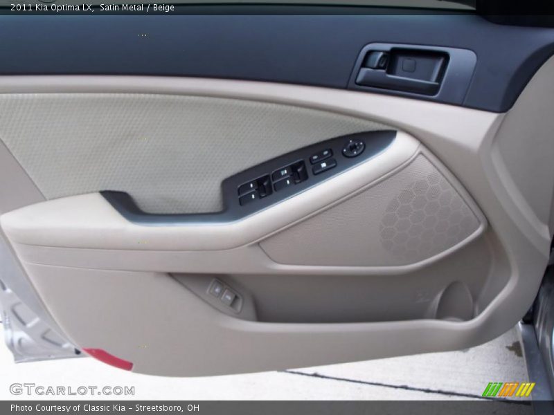 Satin Metal / Beige 2011 Kia Optima LX