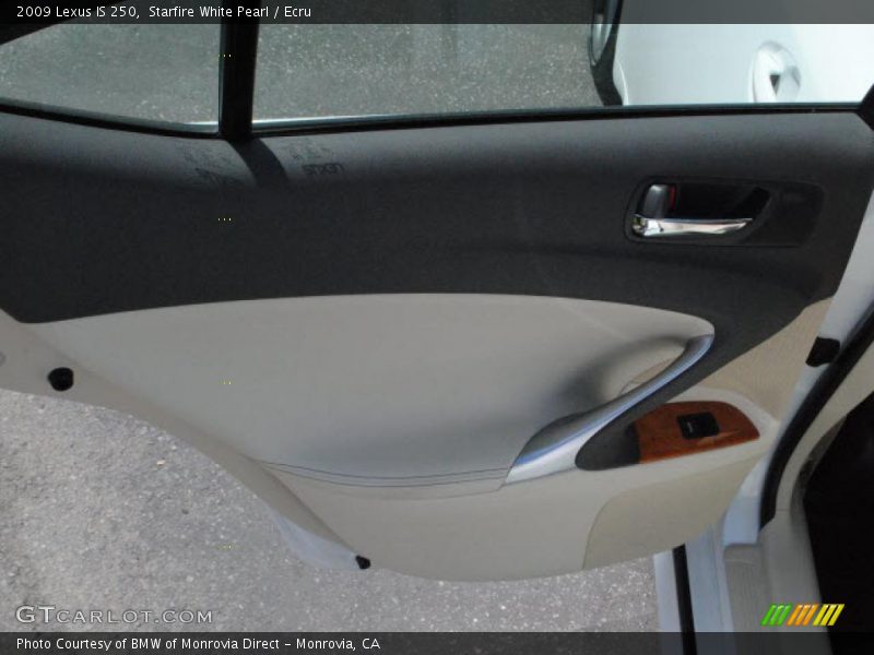 Starfire White Pearl / Ecru 2009 Lexus IS 250