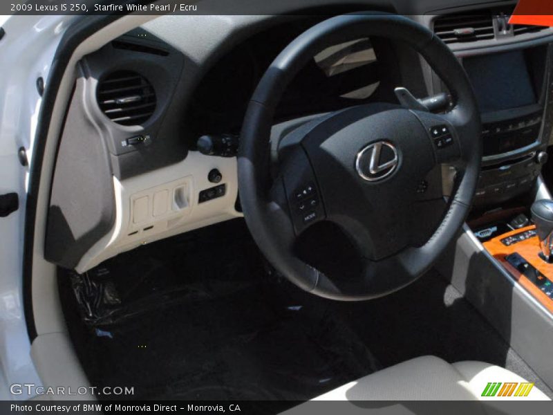 Starfire White Pearl / Ecru 2009 Lexus IS 250