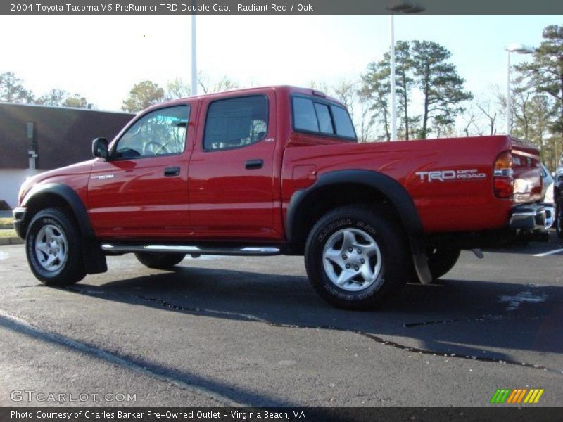 Radiant Red / Oak 2004 Toyota Tacoma V6 PreRunner TRD Double Cab