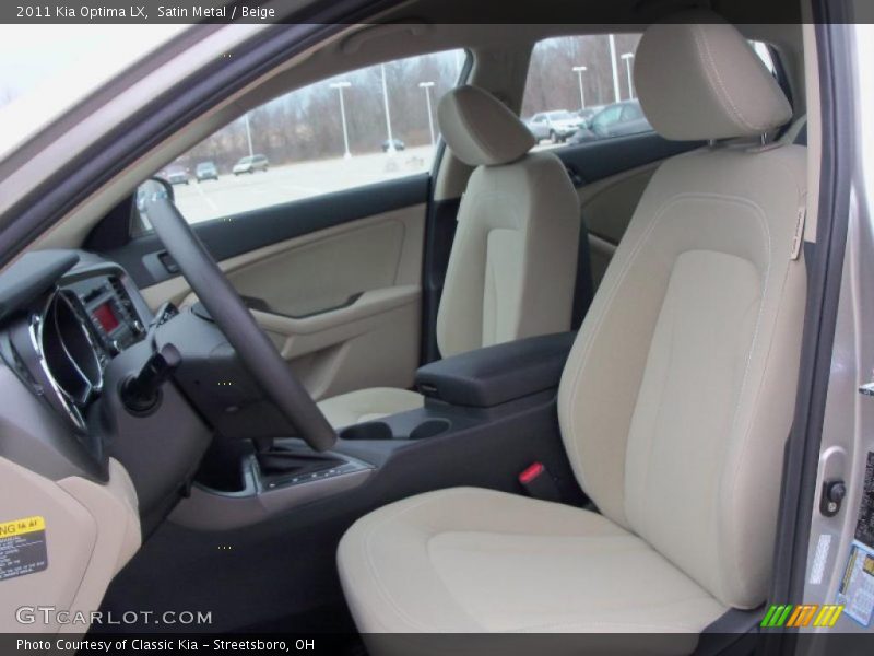  2011 Optima LX Beige Interior