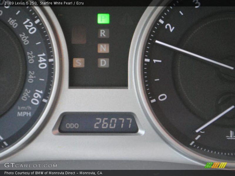 Starfire White Pearl / Ecru 2009 Lexus IS 250