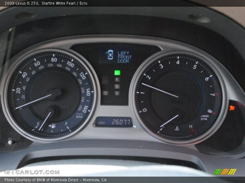  2009 IS 250 250 Gauges