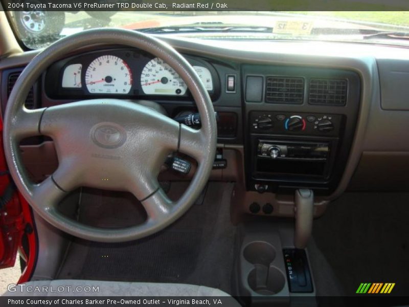 Radiant Red / Oak 2004 Toyota Tacoma V6 PreRunner TRD Double Cab
