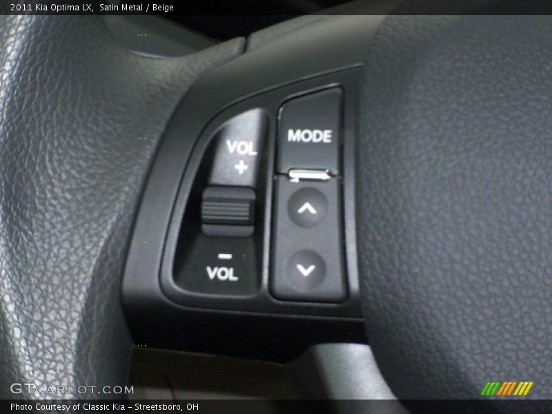 Satin Metal / Beige 2011 Kia Optima LX