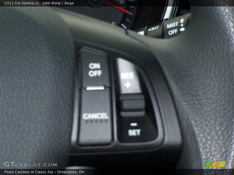 Satin Metal / Beige 2011 Kia Optima LX