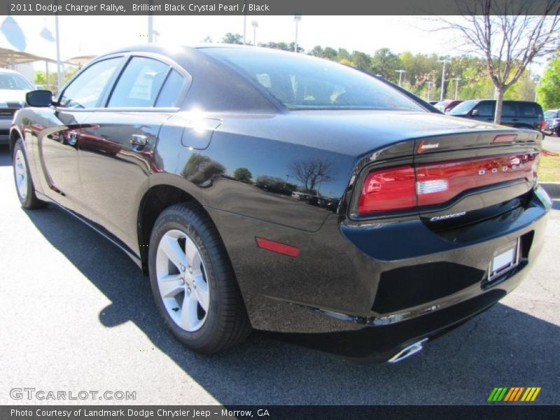 Brilliant Black Crystal Pearl / Black 2011 Dodge Charger Rallye