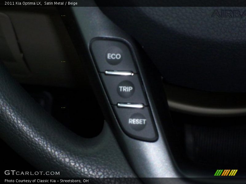 Satin Metal / Beige 2011 Kia Optima LX