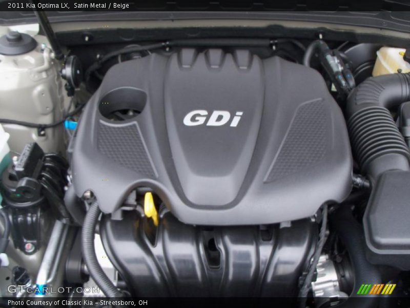  2011 Optima LX Engine - 2.4 Liter GDi DOHC 16-Valve VVT 4 Cylinder